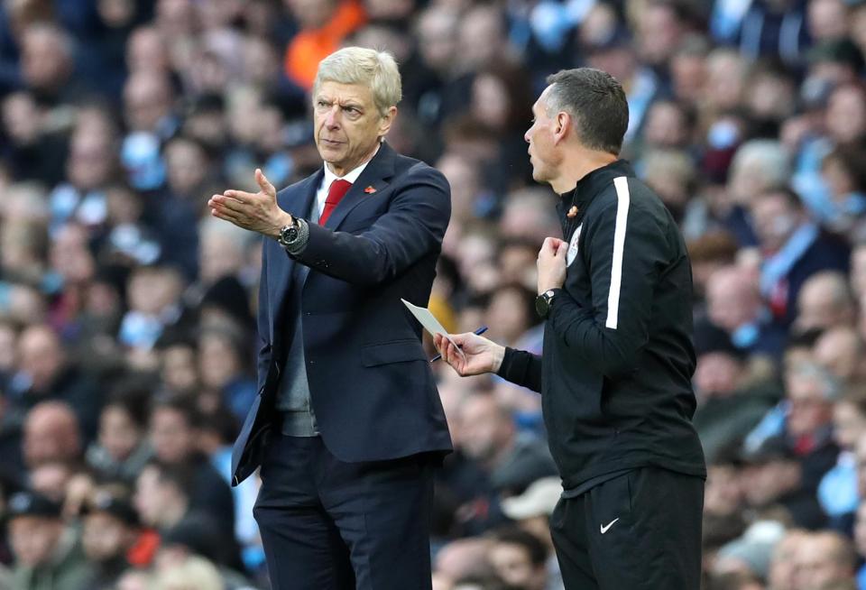  Wenger was furious with the decision - despite there being clear contact