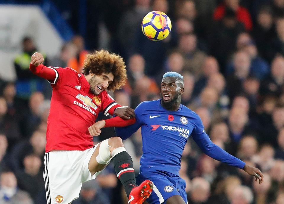  Mourinho was full of praise for Fellaini after last week's defeat at Chelsea