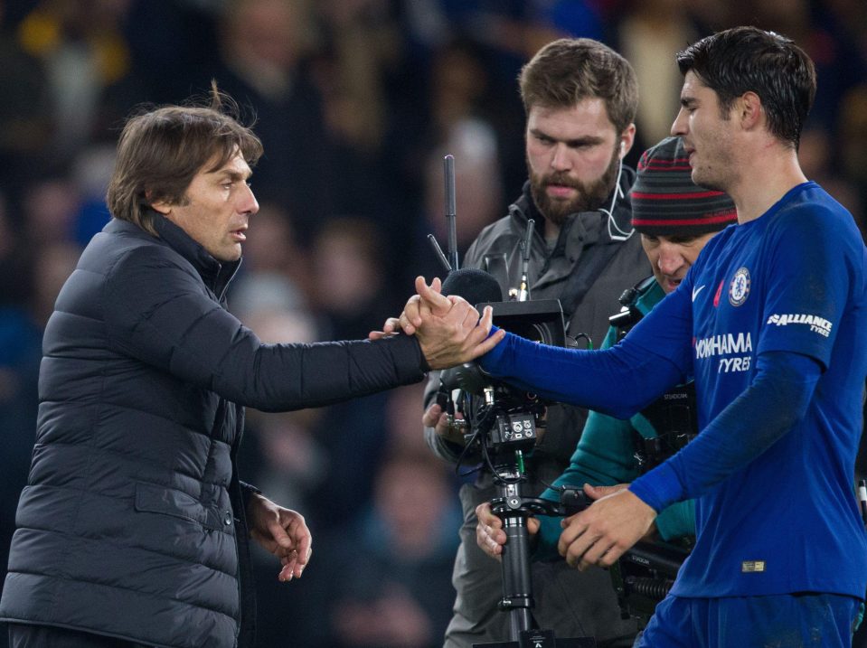  It remains to be seen how long Antonio Conte and Alvaro Morata will work together at Stamford Bridge