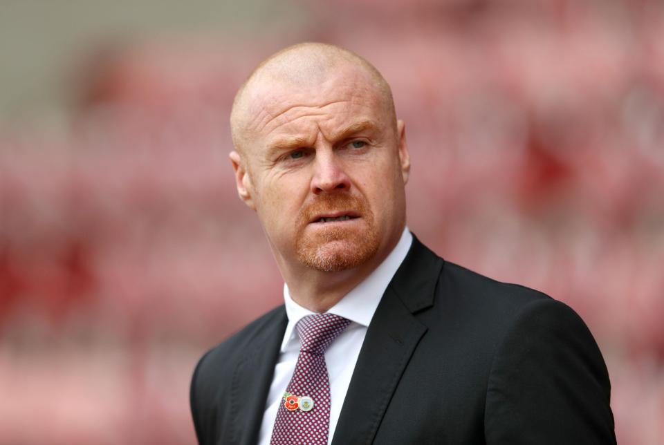  Sean Dyche is manager Everton want to talk to