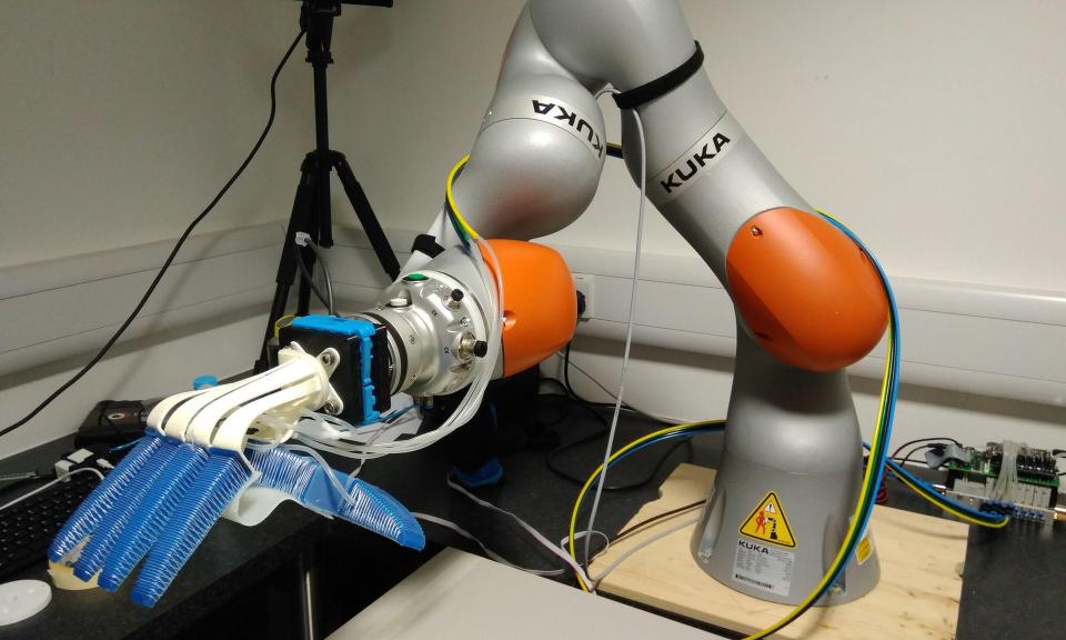  The firm is also working on developing a robotic arm to help pack orders