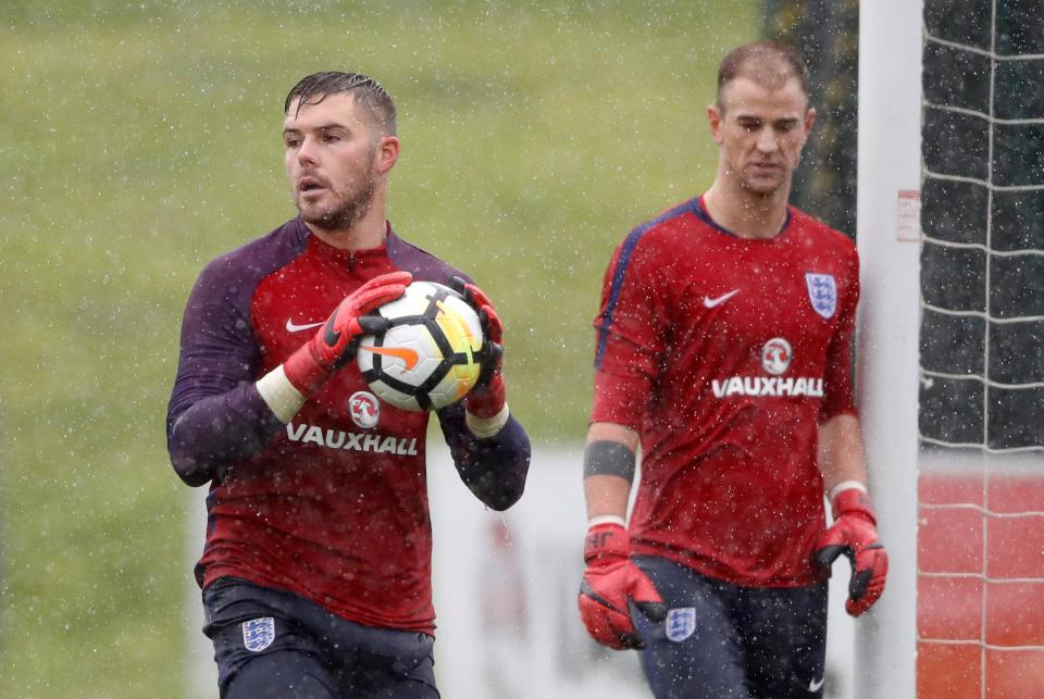  Jack Butland has been ruled out for six weeks with a broken finger