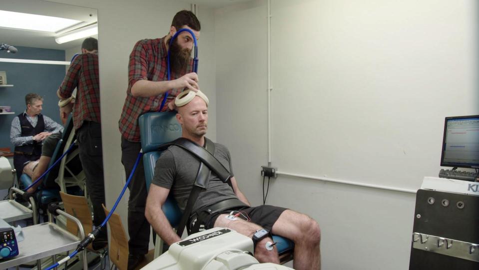  Alan Shearer was tested at Stirling University for effects of heading