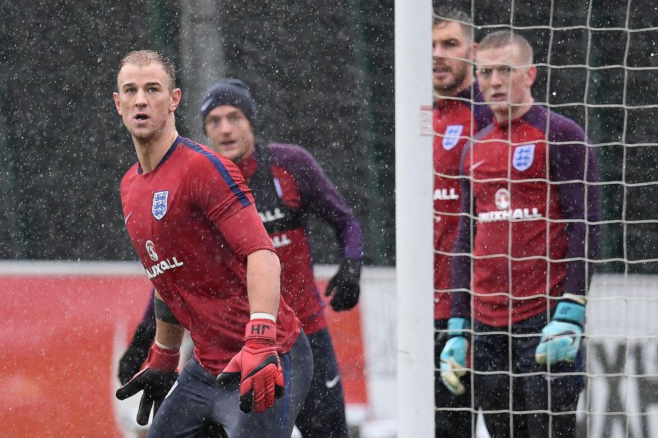  Joe Hart will return for next week's friendly against Brazil