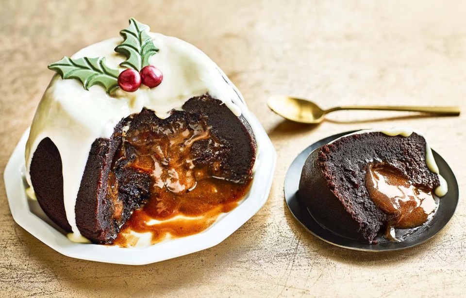 M&S'melt in the middle chocolate and salted caramel pudding will cost you a tenner