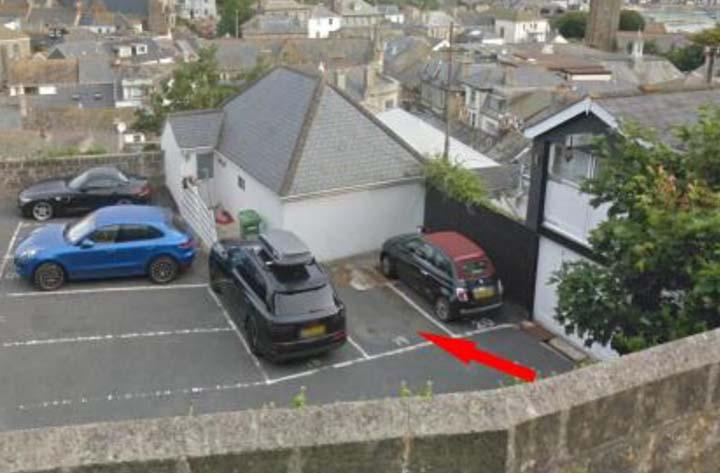  A spot in Islington offers space for three cars, which works out the same per vehicle as this space in Cornwall