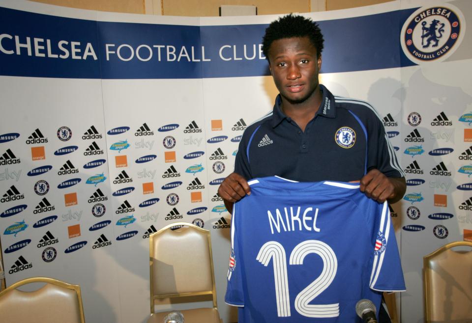  The Nigerian international moved to Stamford Bridge in 2006 in a highly controversial transfer