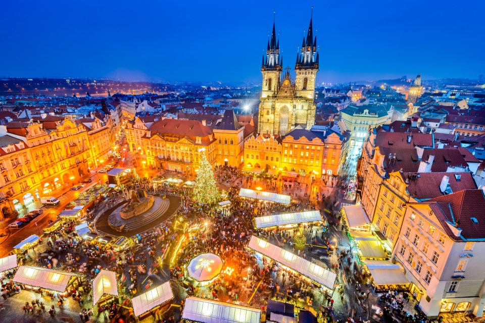 The centre of Prague is converted into a winter wonderland where thousands of locals and tourists celebrate the festive season