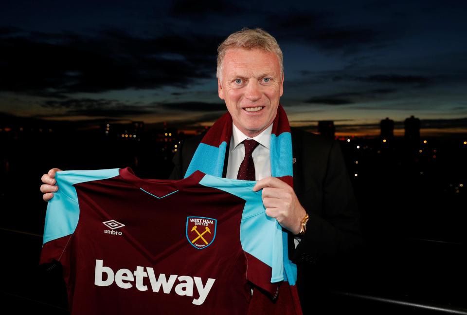  David Moyes was appointed as the new West Ham manager earlier this month