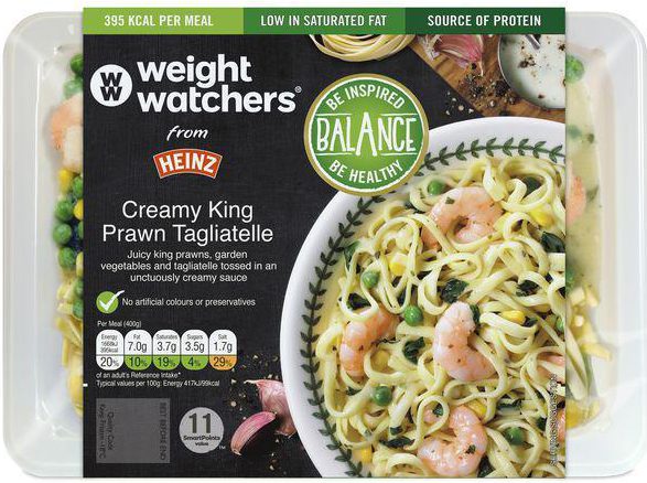 Weight Watchers teamed up with Heinz to help launch the range