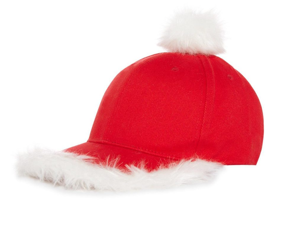  There's also a Santa cap on offer - with a white furry trim and bobble