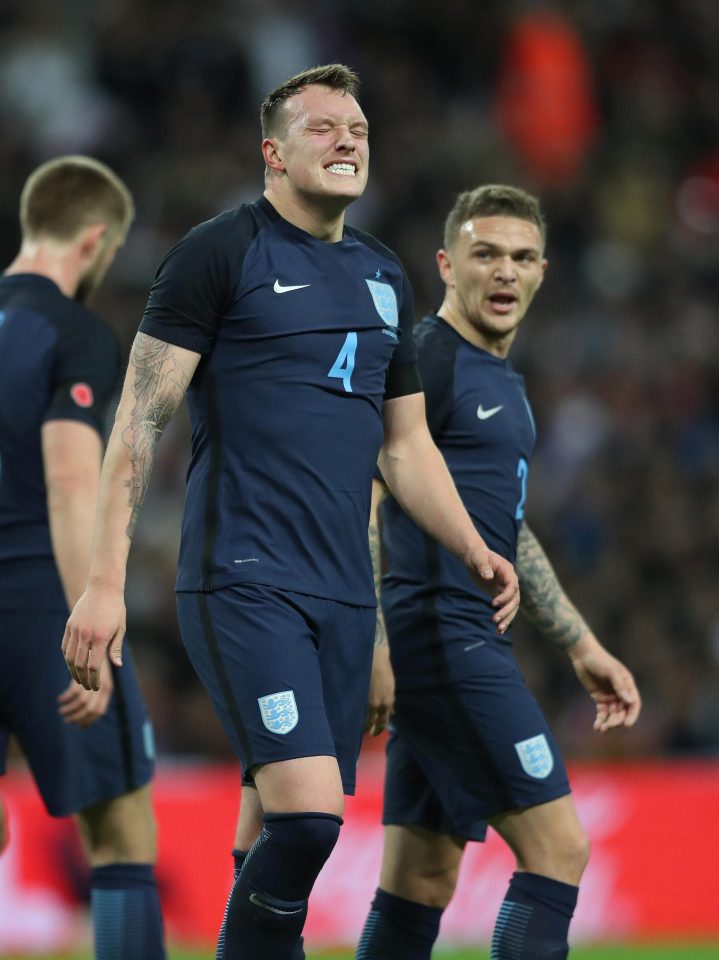  Phil Jones has now returned to United after withdrawing from Three Lions duty