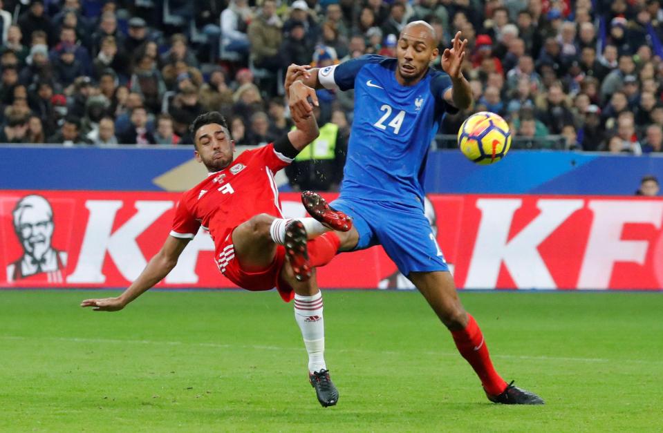  N'Zonzi made his debut for France in their 2-0 win over Wales