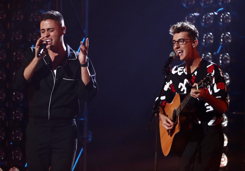  The duo won praise from the judges but it wasn't enough to keep them in the competition