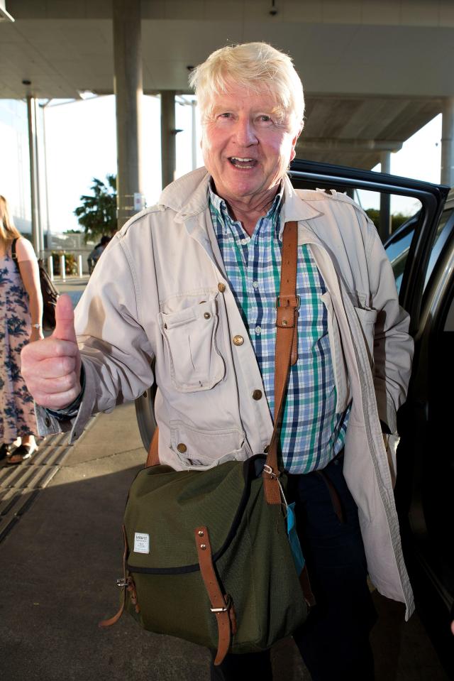  Tory MEP Stanley Johnson has arrived in Oz for I'm a Celeb