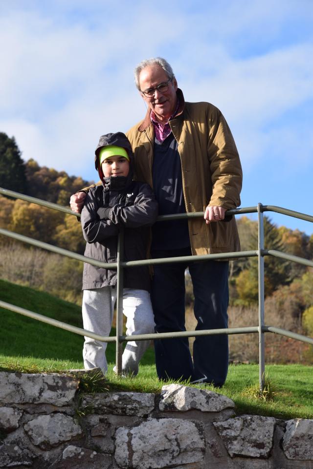  Monster-loving Sam Knight snapped the picture on a family cruise