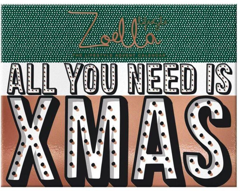 The Zoella Lifestyle 12 Days Of Christmas Advent Calendar contains products worth just £21.57