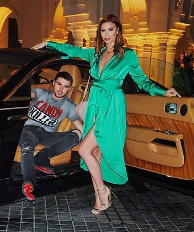 Arthur Collins on a trip to the Maldives with Towie star Ferne McCann in March