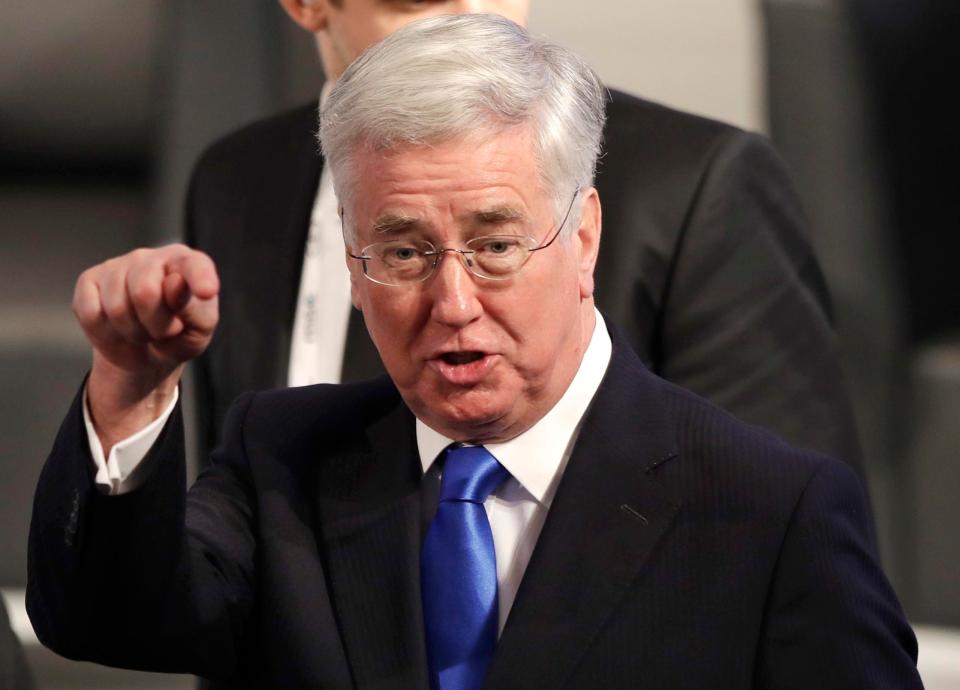  Former Defence Secretary Sir Michael Fallon blasted her deal today