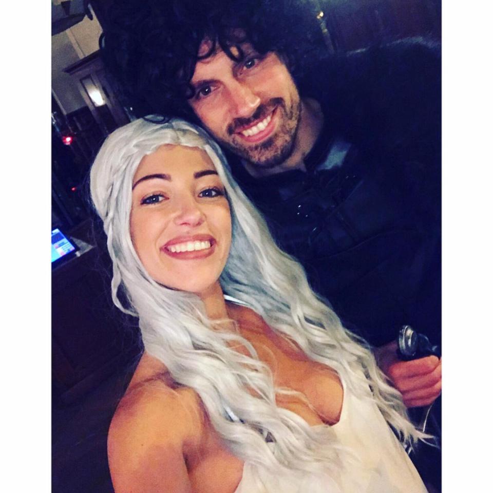  The Everton midfielder went as Jon Snow whilst wife Camille dressed as Daenerys Targaryen