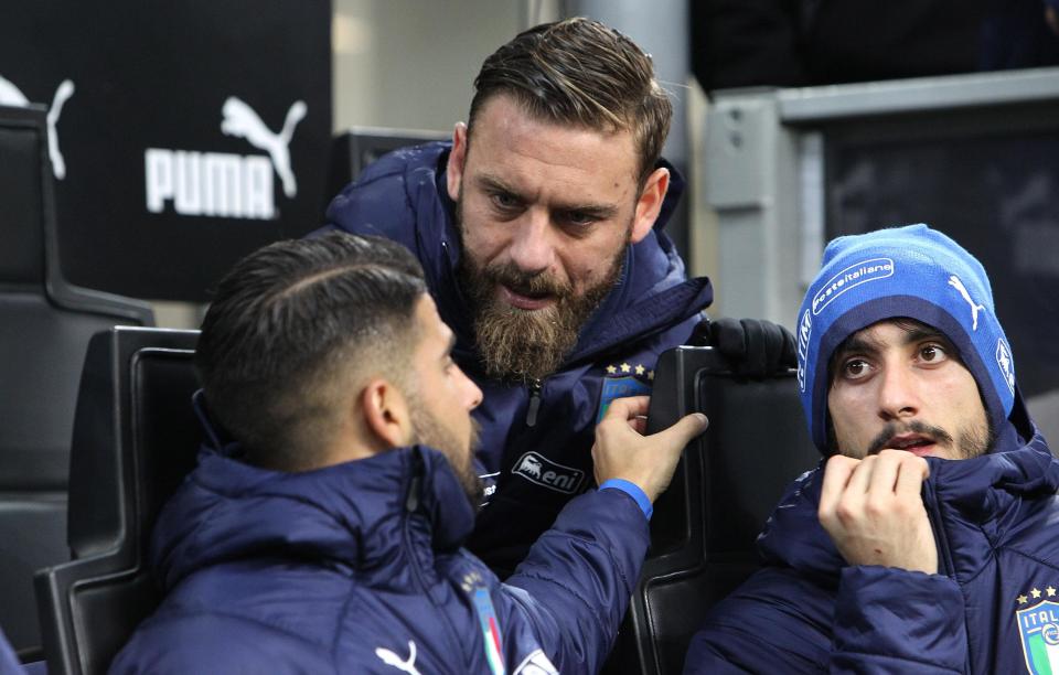  De Rossi had appeared to snub a call from the bench during the game