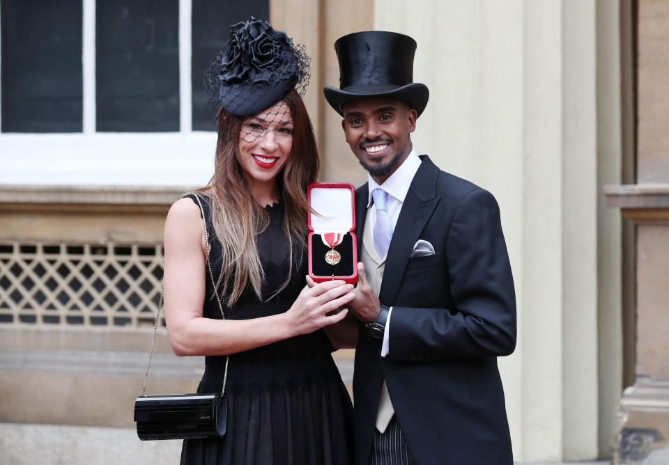 Mo Farah and Tania have four children together