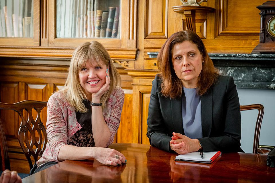  Rebecca Front (right) is also main character