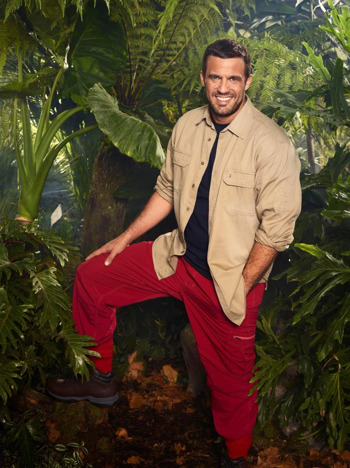  Jamie Lomas is an early front-runner to be crowned king of the jungle