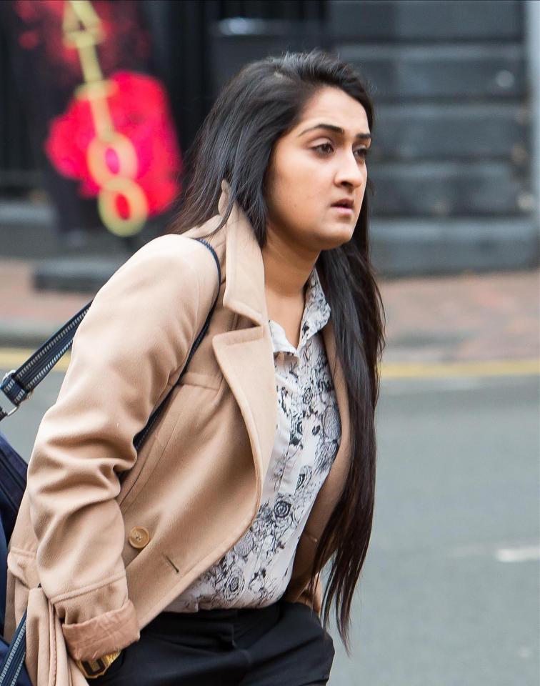  Zainab Pervaiz, 25, arriving at Birmingham Crown Court today