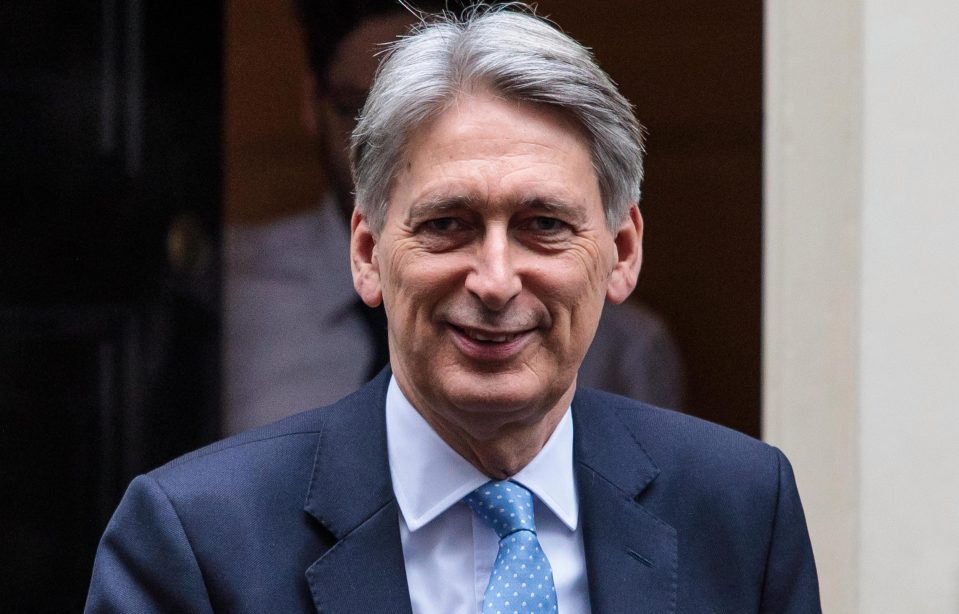  Philip Hammond announced that officials have said the economic growth forecasts have been cut