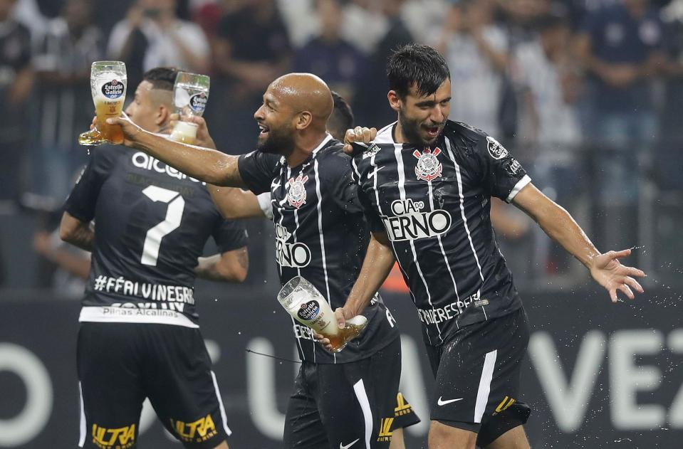  Players were able to have a drink on the pitch at full-time