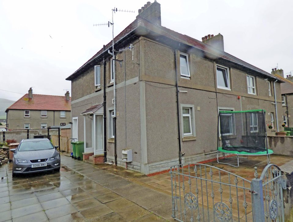  This £35,000 flat in Girvan, South Ayrshire, could prove a great starter home for someone