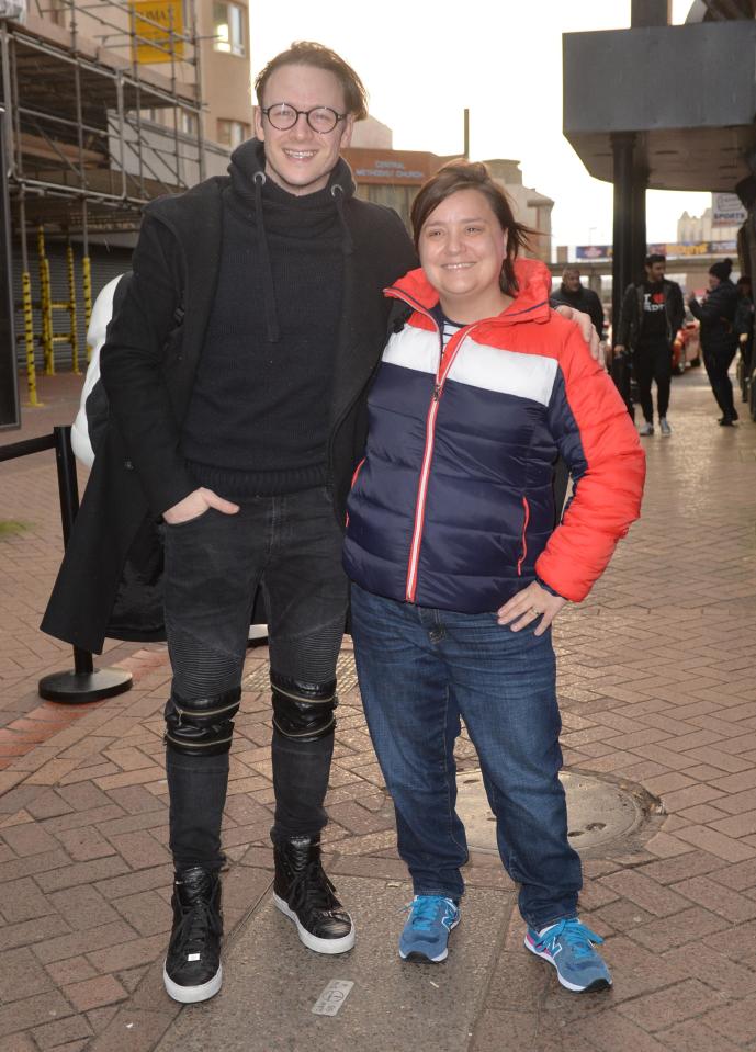  Susan Calman and Kevin Clifton arrive at Blackpool for rehearsals