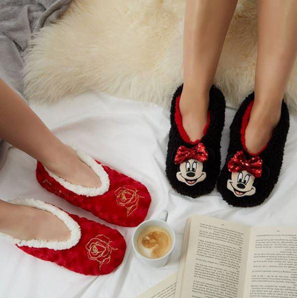  The Minnie Mouse slippers and the enchanted rose slippers are £4