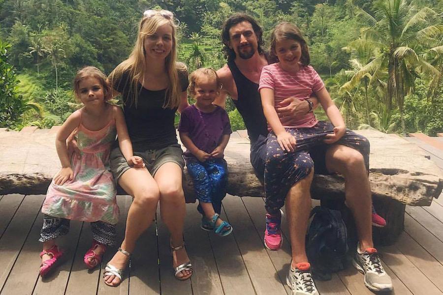 Patrick, 31, and Hannah Canavan, 28, have moved to Bali with their three children 