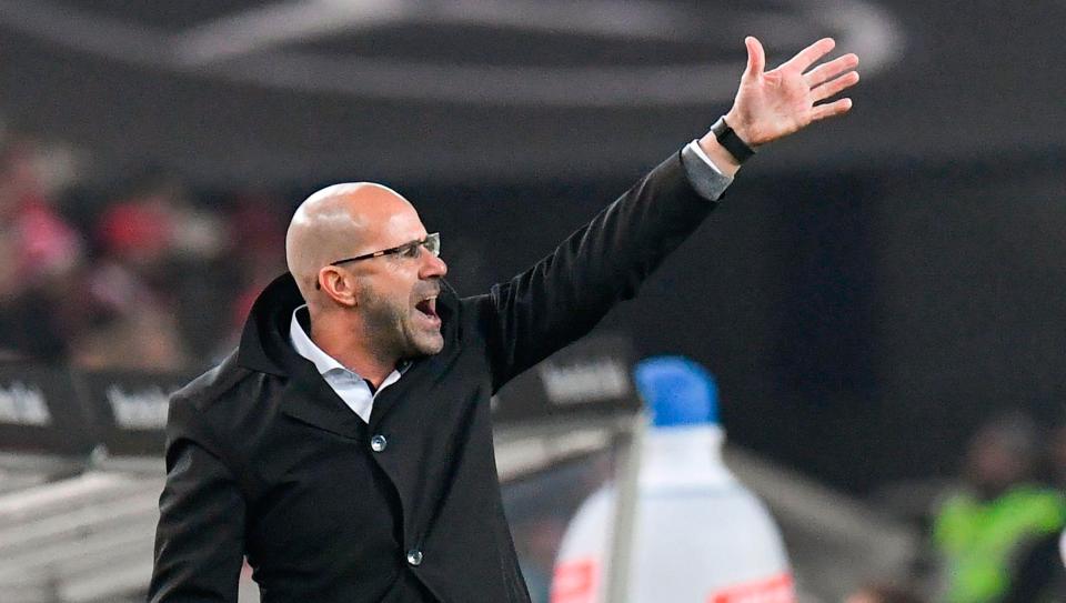  Peter Bosz is under huge pressure at Dortmund after the latest setback