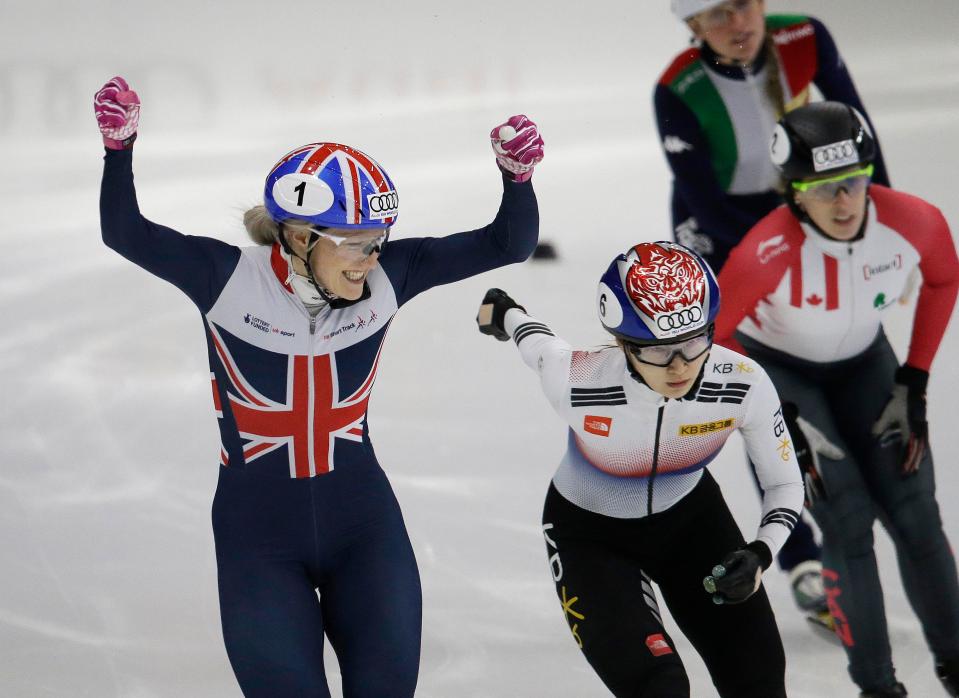  Short-track speed-skater Elise Christie will be hoping to cap off a fine year with the award