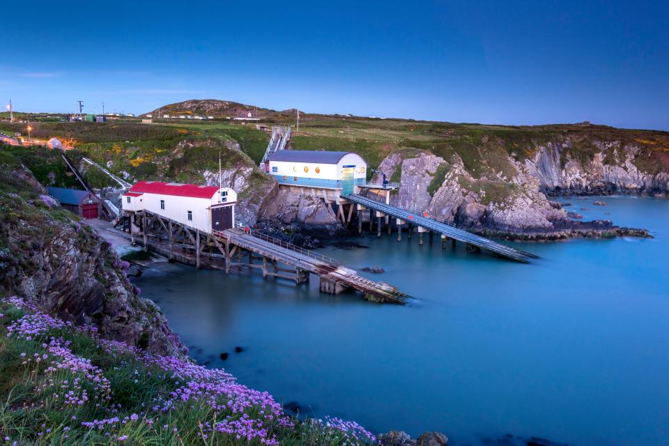  St David’s lifeboat stations on the coastal path