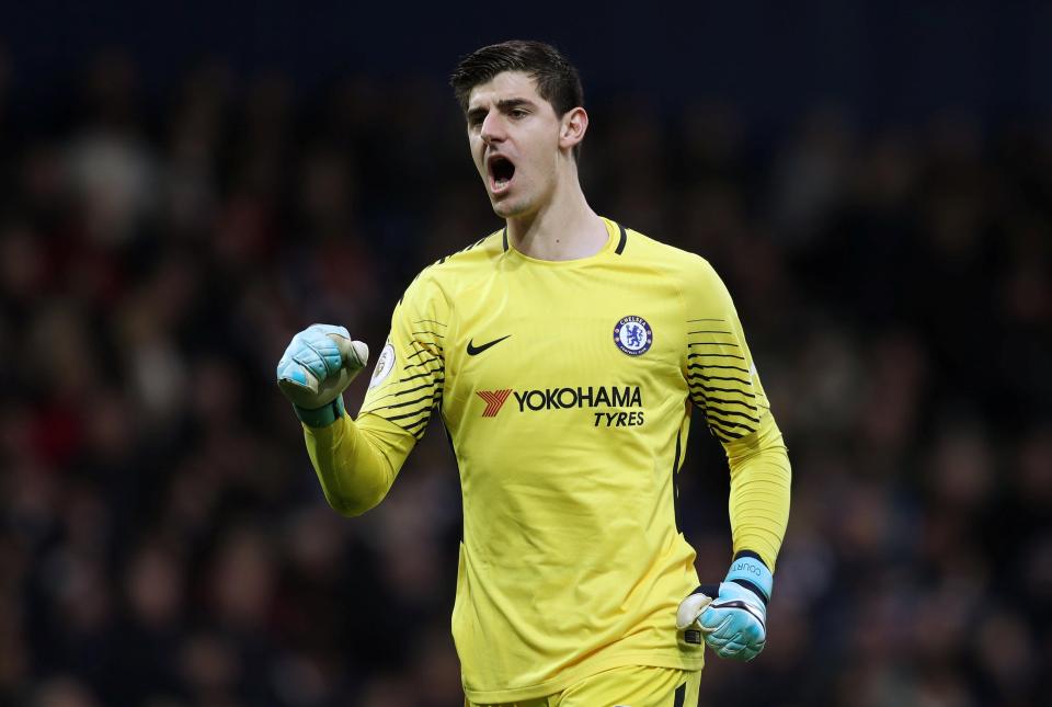  The Belgium keeper has a contract at Chelsea until the summer of 2019