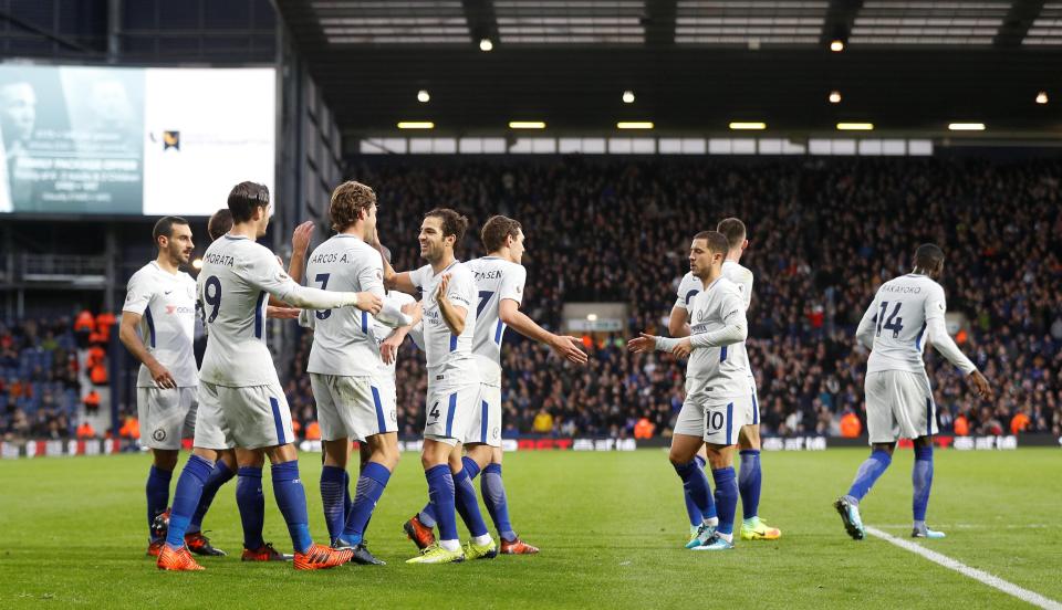  Chelsea ran riot at the Hawthorns against a demoralised West Brom