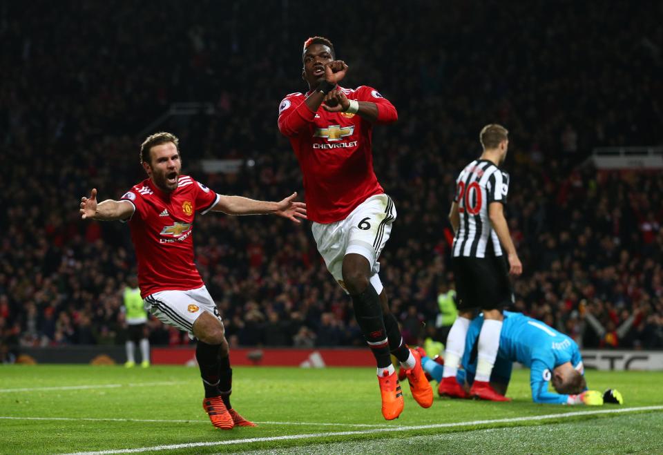  Paul Pogba celebrated his goal with a 'crossed wrists' gesture, in tribute to those 'suffering from slavery in Libya'