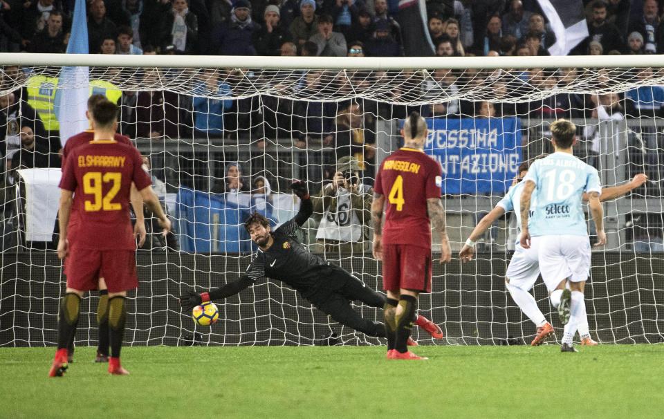  Ciro Immobile scored a late consolation from the penalty spot