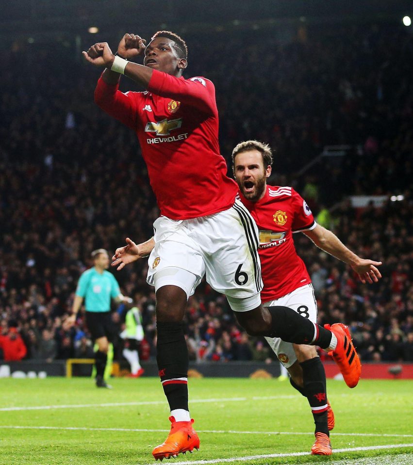  Paul Pogba returned from injury for Manchester United and made an immediate impact in midfield