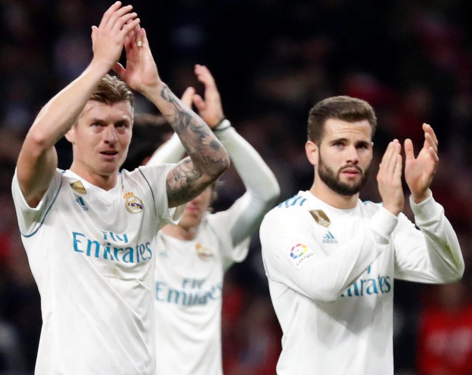  Real Madrid players hope to salute a huge crowd on Tuesday night