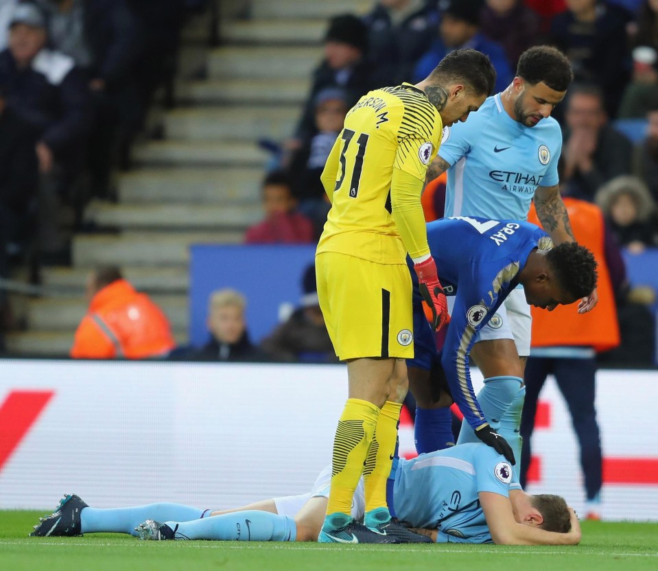 Injury to John Stones has given Etihad chief Pep Guardiola some defensive worries 