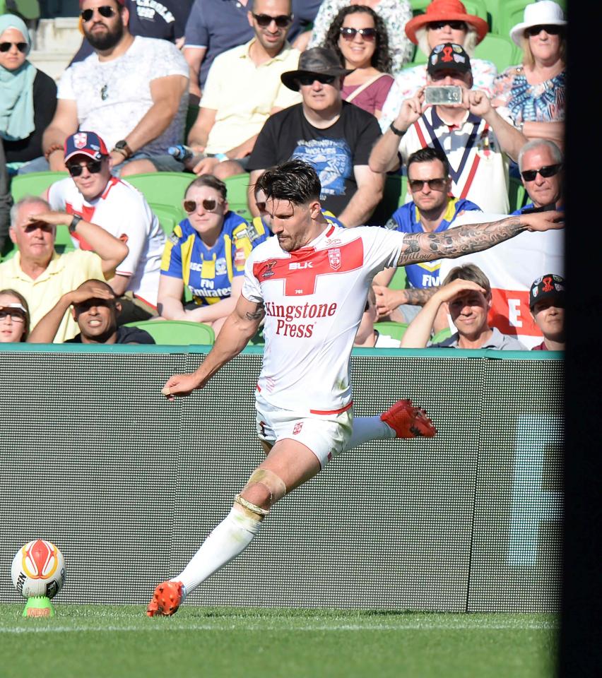  Australia will have to cope with Gareth Widdop's kicking in the final