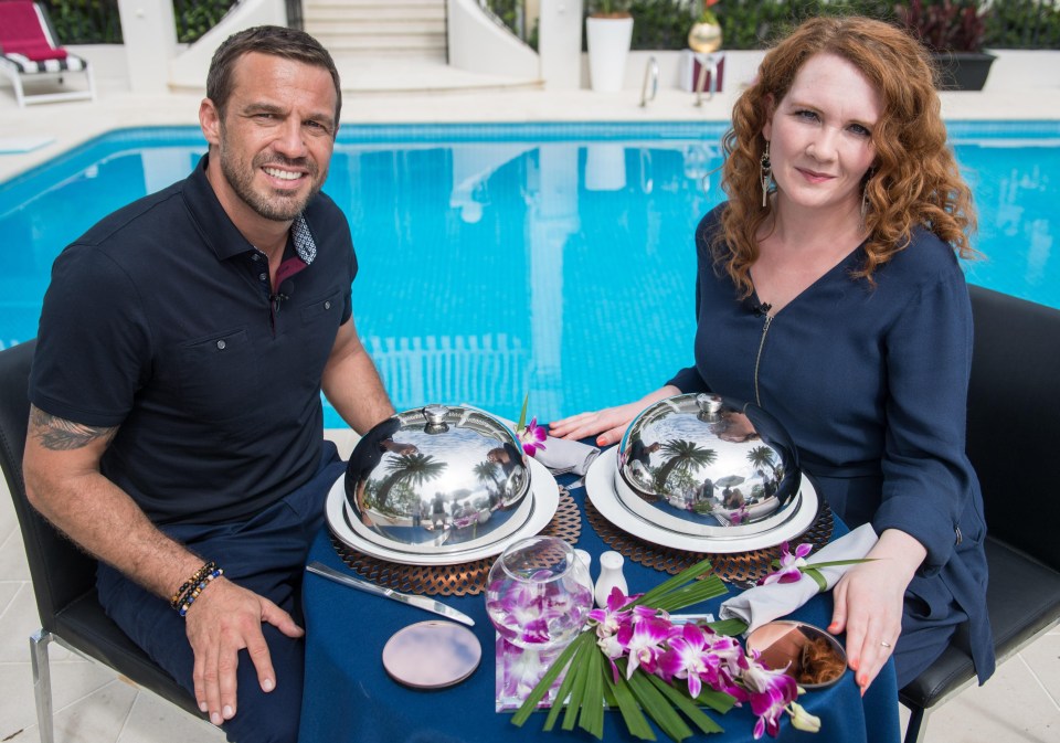 Jamie Lomas and Jennie McAlpine were buddied up on the show tonight