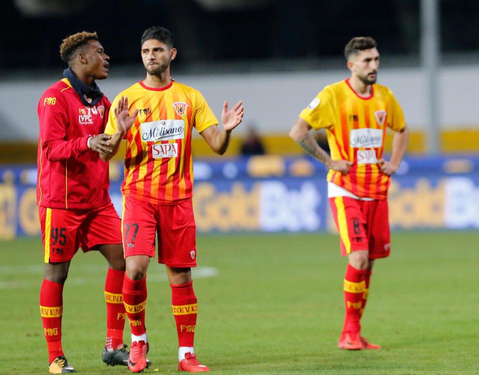  Benevento have now broken Man United's 87-year Big Five leagues record