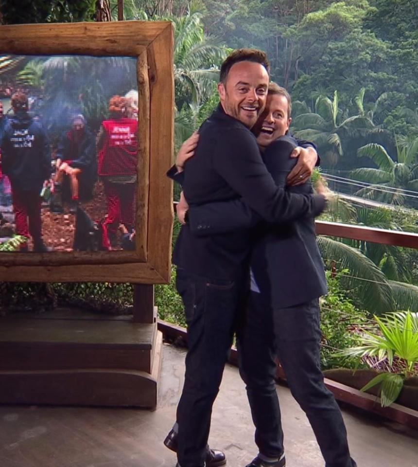  Ant and Dec hugged as they were reunited on-screen for the first show