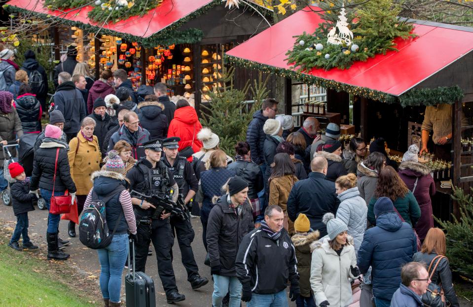  Armed police will be amongst the crowds at Christmas markets this year